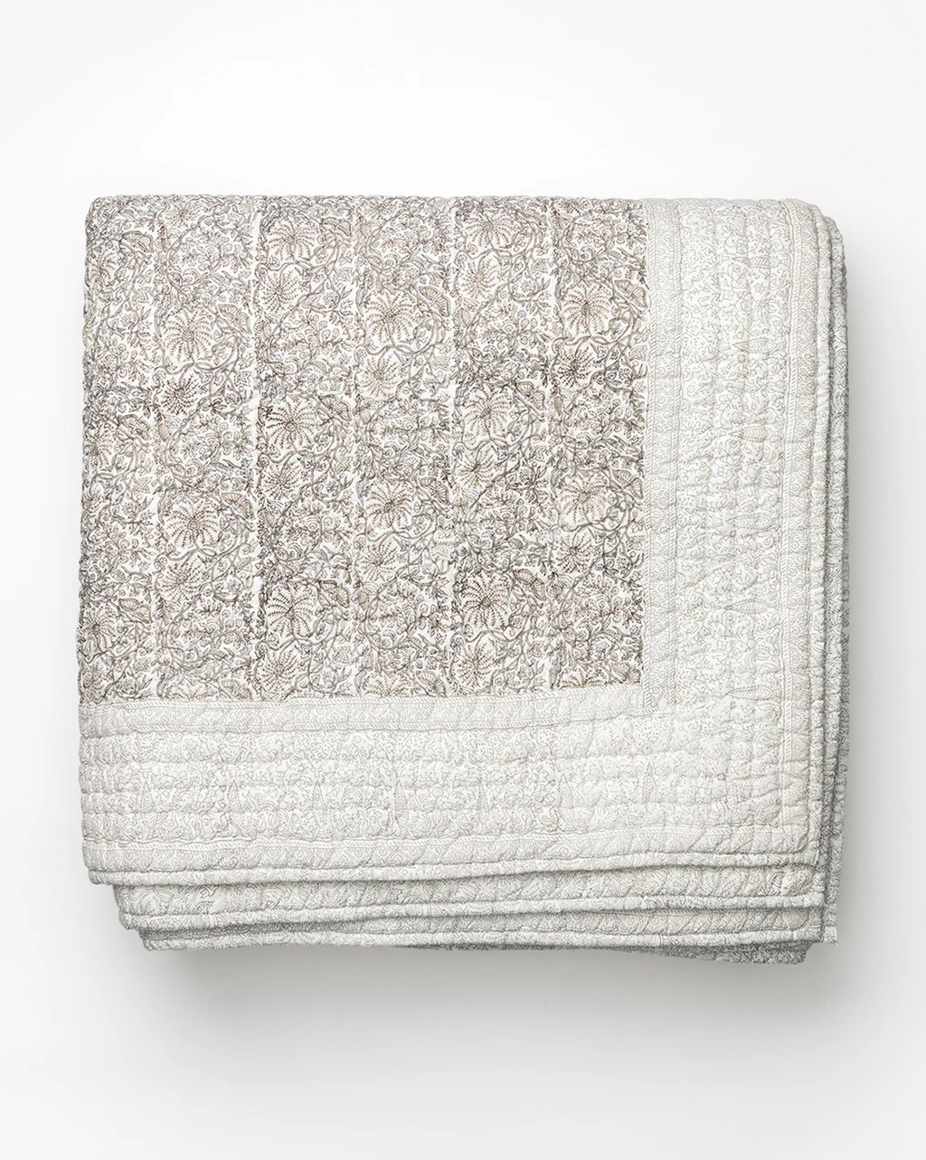 Floral Block Print Quilt | McGee & Co.