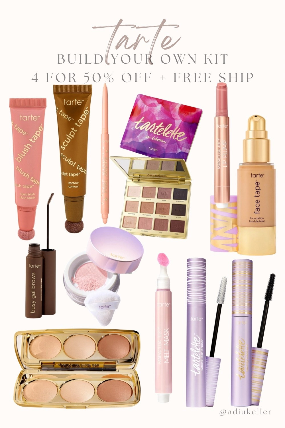 Build your own Tarte kit! 4 for 50% off PLUS free shipping! 🎉
Lots more on the website, but these are some of my favorites!

#LTKFindsUnder50 #LTKFallSale #LTKBeauty