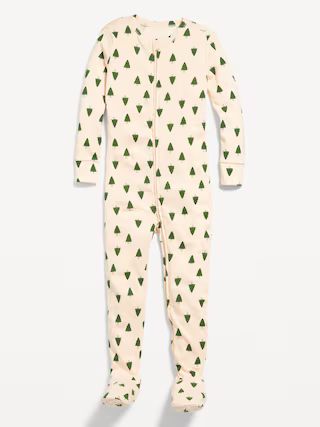 Unisex 2-Way-Zip Snug-Fit Printed Pajama One-Piece for Toddler &amp; Baby | Old Navy (US)