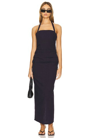 LIONESS 1999 Maxi Dress in Navy from Revolve.com | Revolve Clothing (Global)