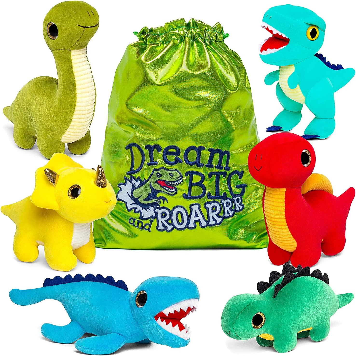 Naturally KIDS Soft Dinosaurs for Toddlers 1-3, Toddler Toys 2-3 Years Old Gift Idea Boys Girls | Amazon (US)