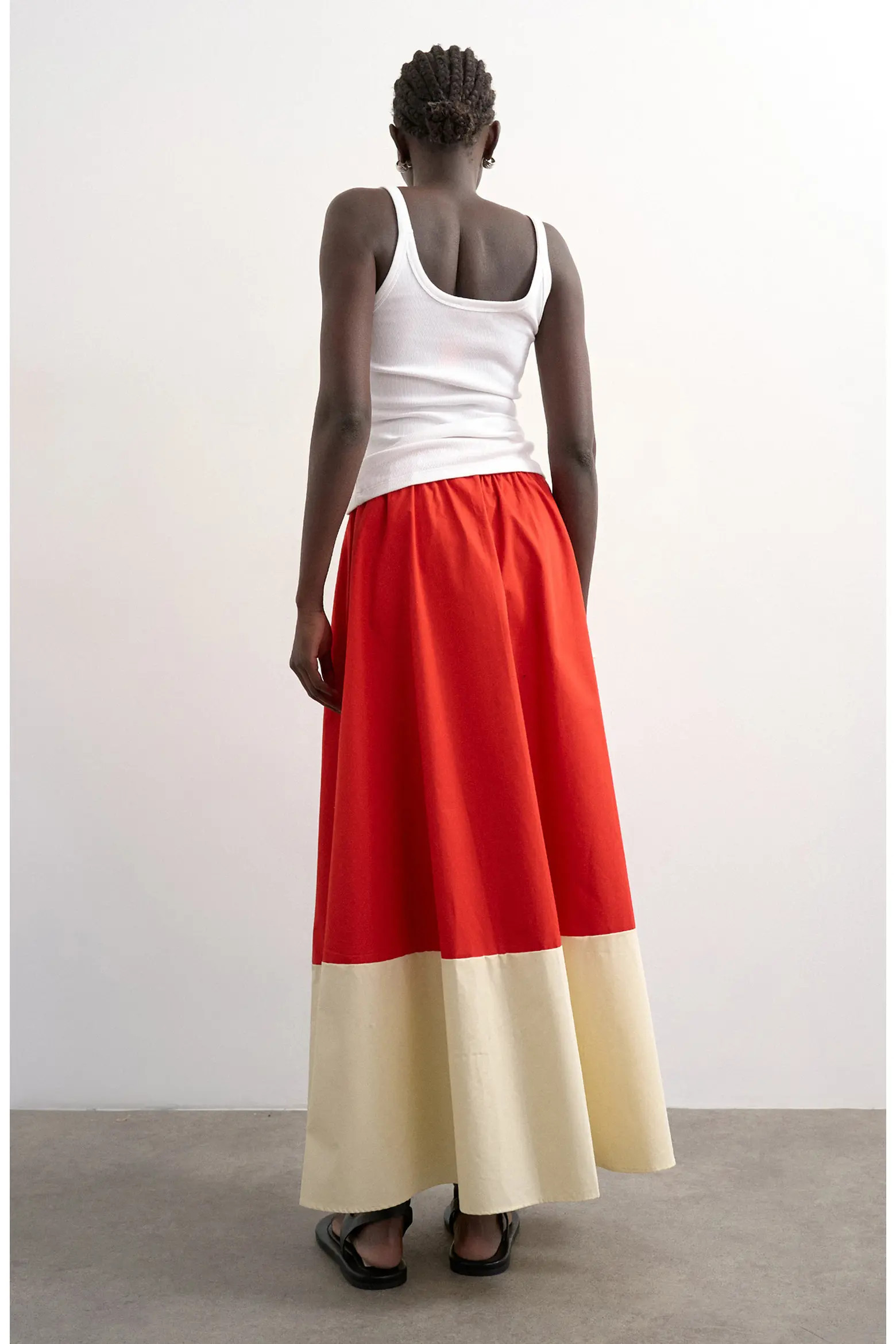 Topshop Colorblock Maxi Skirt (Women) | Nordstrom | Nordstrom