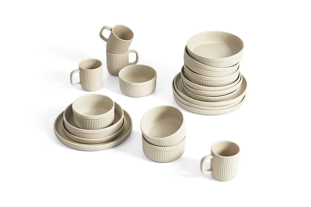 Evelyn 20-Piece Dinnerware Set | Castlery | Castlery US