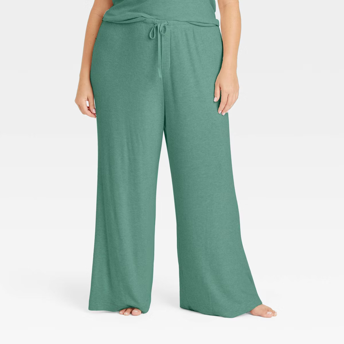 Women's Cozy Ribbed Wide Leg Pants - Auden™ | Target