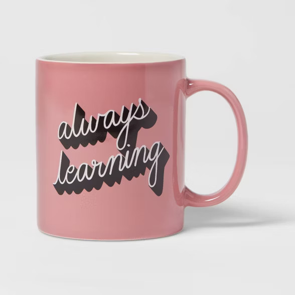 15oz Stoneware Always Learning Mug - Room Essentials™ | Target