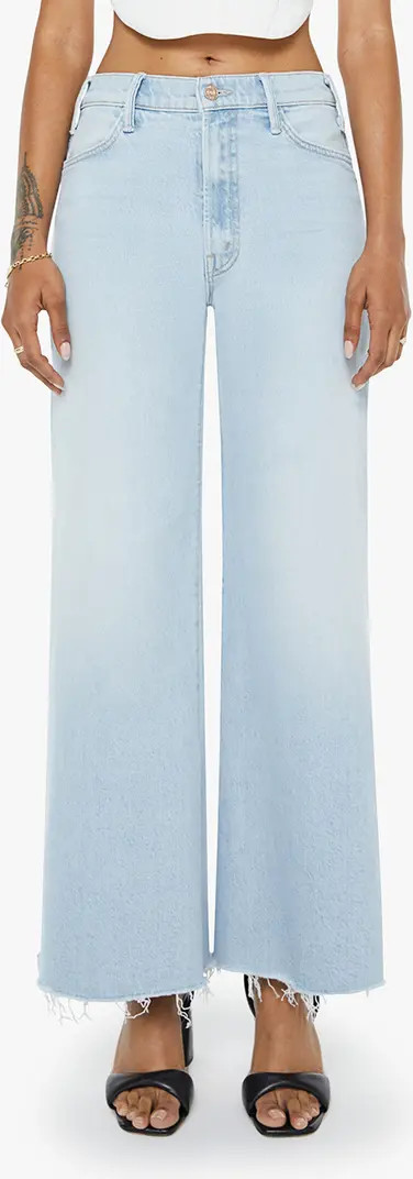 The Lil Huster Roller Simp High Waist Fray Hem Jeans | Nordstrom