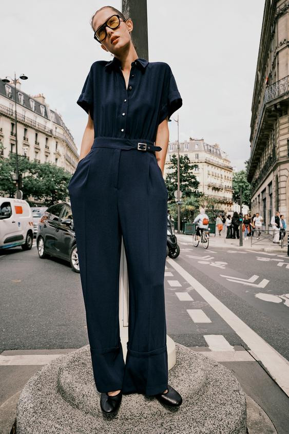 CREPE JUMPSUIT | Zara UK