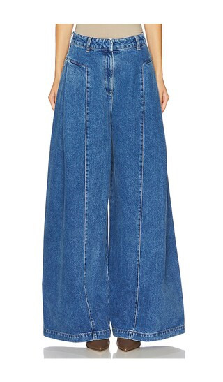 REMAIN Denim Pants in Denim-Medium. | Revolve Clothing (Global)