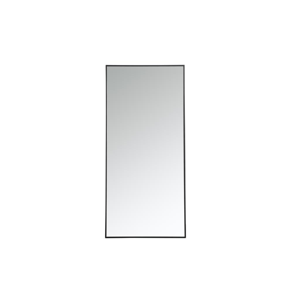 Elegant Furniture Large Rectangle Black Modern Mirror (60 in. H x 30 in. W) | The Home Depot