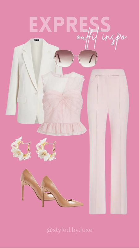 Express spring work outfit | brunch outfit | baby shower outfit | classy outfit | 

#LTKSeasonal #LTKworkwear #LTKunder100