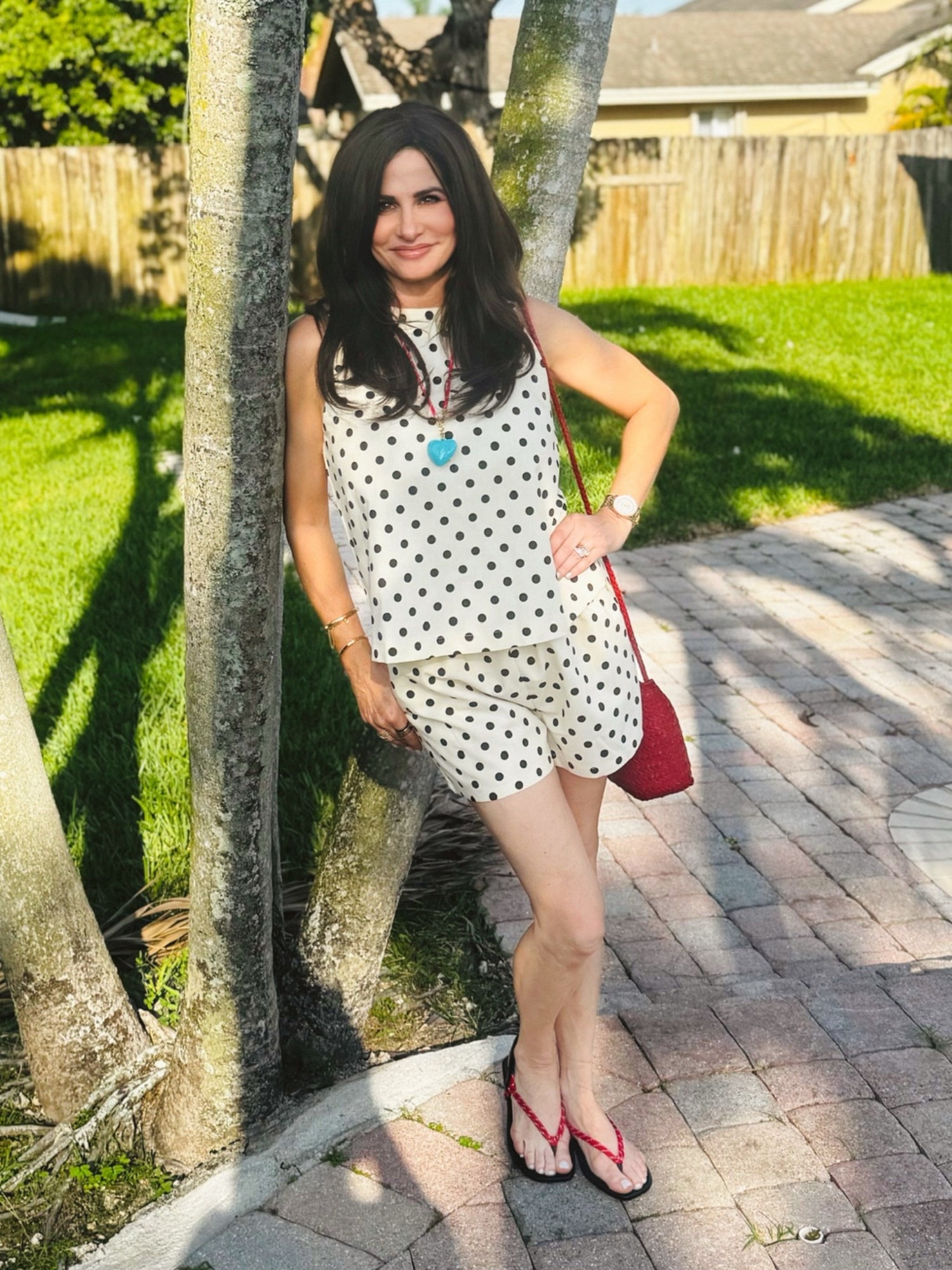 The cutest polkadot set.
Size sm.
#polkadotset #polkadotcasualstyle
#LTKxMadewell #LTKootd

#LTKxMadewell #LTKOver40 #LTKPetite