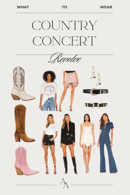 Country concert outfit ideas // revolve finds // what to wear // CMA fest outfits 

#LTKSeasonal #LTKstyletip #LTKFestival