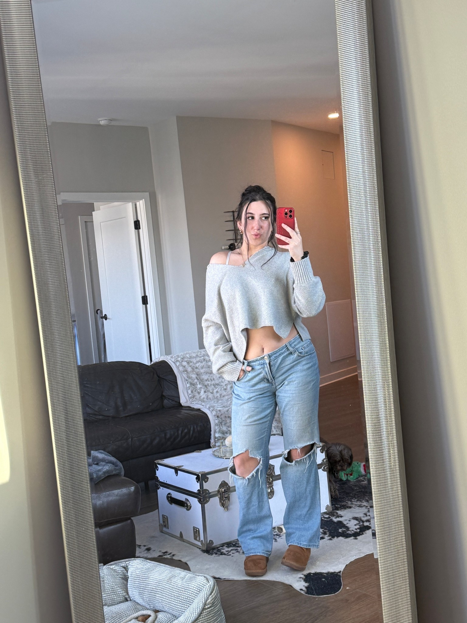 Sweater sold out from Hollister so tagged similar! #OOTD #outfitinspo #cozyfit 

#LTKdayinmylife #LTKSeasonal #LTKootd