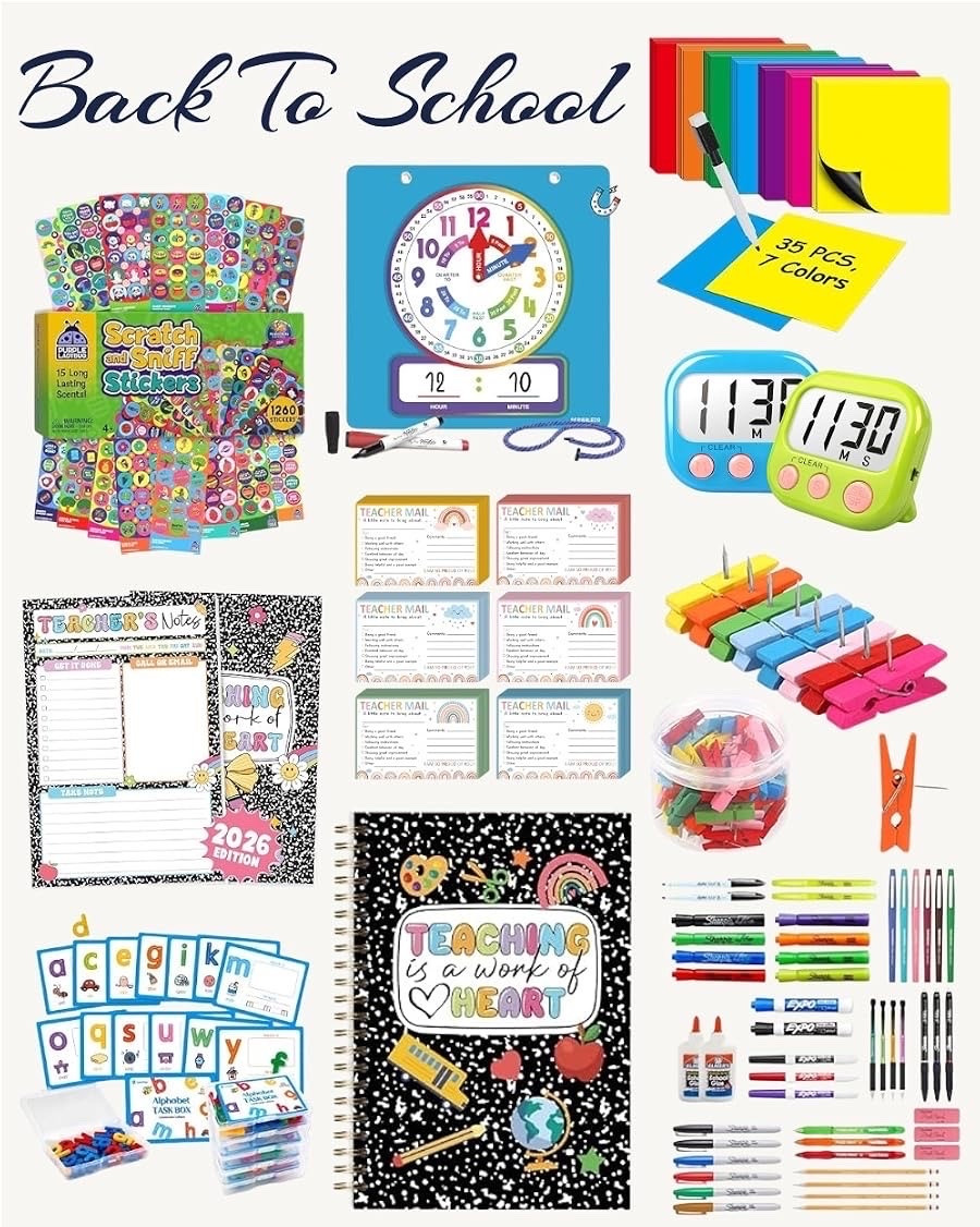 Back-to-school essentials that keep the season feeling a little more organized. ✏️ Simple, practical finds for the year ahead.

Back to school, school essentials, organization, Amazon finds, classroom, everyday basics, school shopping, routine

#LTKmomlife #LTKKids