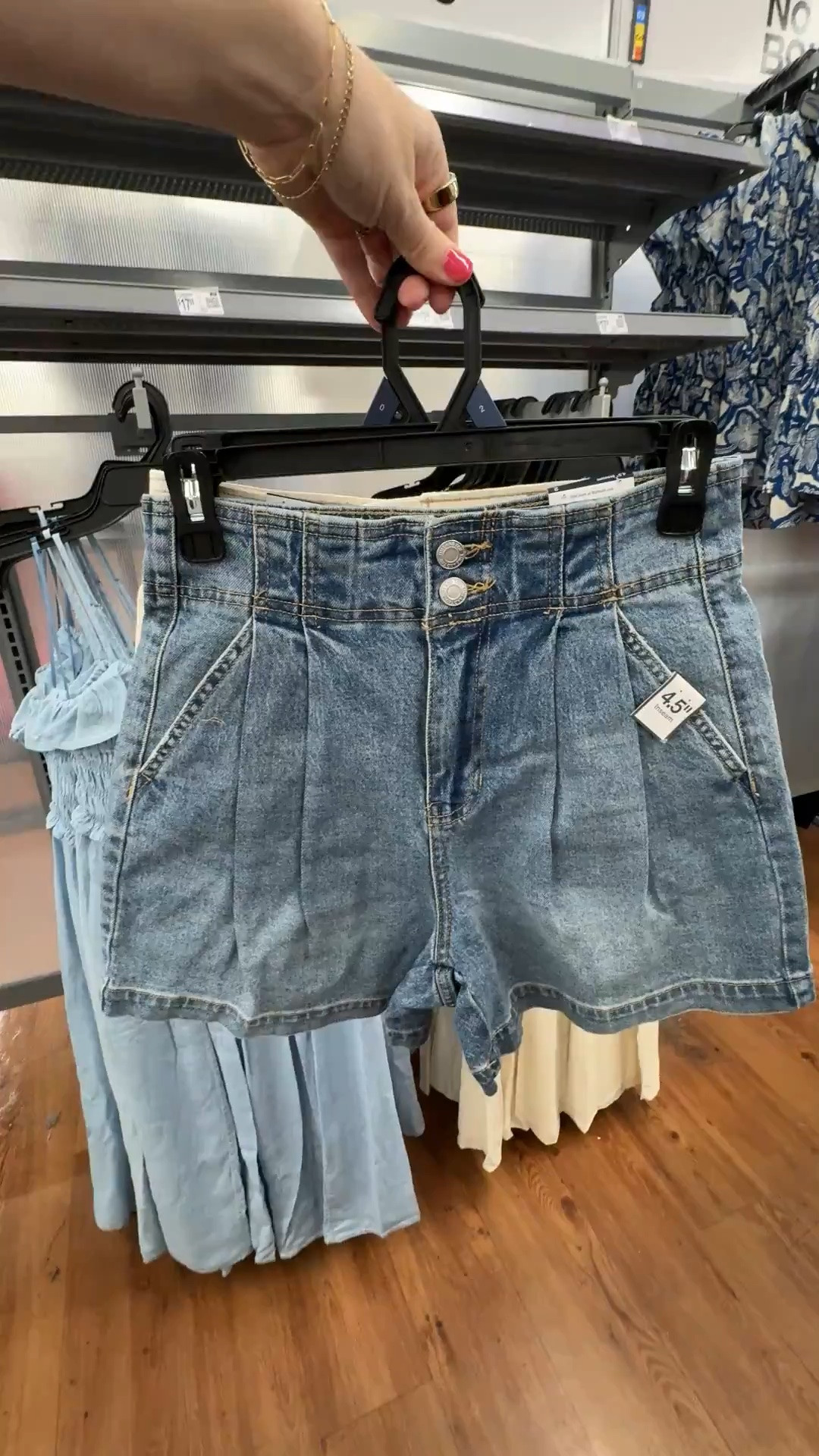 Denim shorts from Walmart

#LTKgrwm #LTKmomlife