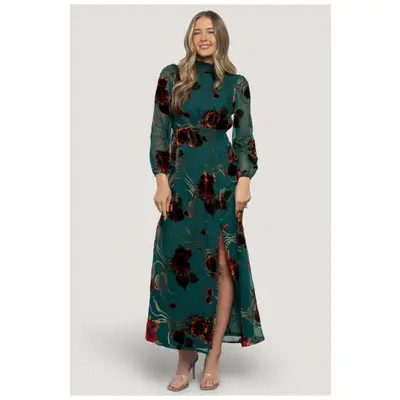 Baltic Børn Caspian Maxi Dress in Jade Multi at Nordstrom, Size Medium | Nordstrom