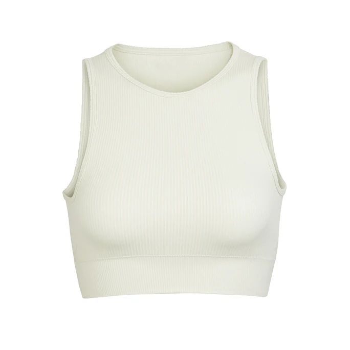 STRETCH RIB HIGH NECK BRA | SKIMS (US)