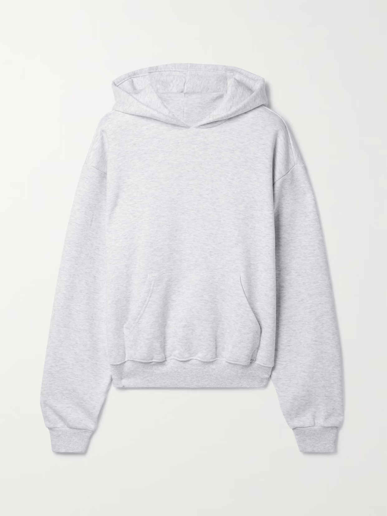 SKIMS - Cotton-blend Jersey Hoodie - Gray | NET-A-PORTER (US)