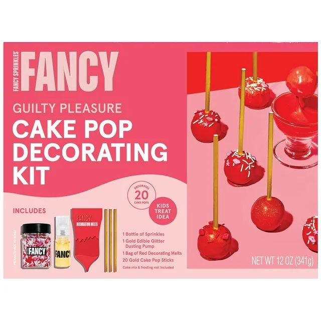 Fancy Sprinkles Guilty Pleasure Cake Pop Valentine's Decorating Kit, 12 oz - Walmart.com | Walmart (US)