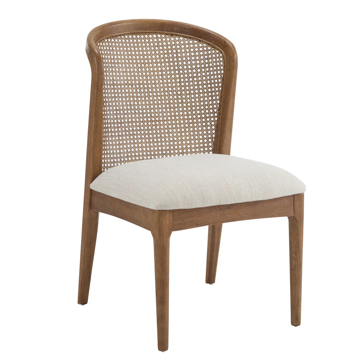 Cayli Wood & Rattan Dining Chairs (Set of 2) | Wayfair North America