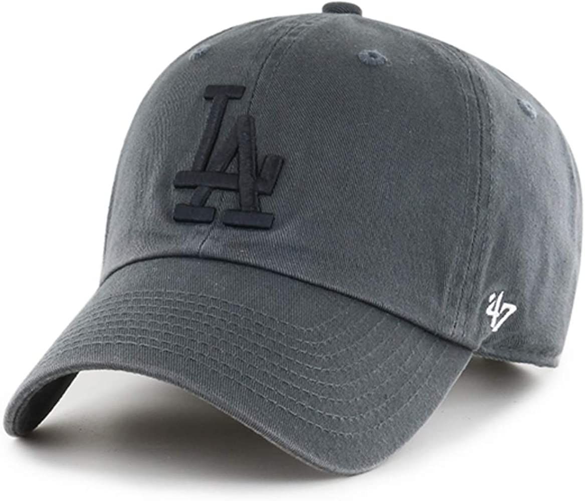 Los Angeles Dodgers Clean Up Charcoal Adjustable Dad Cap | Amazon (US)