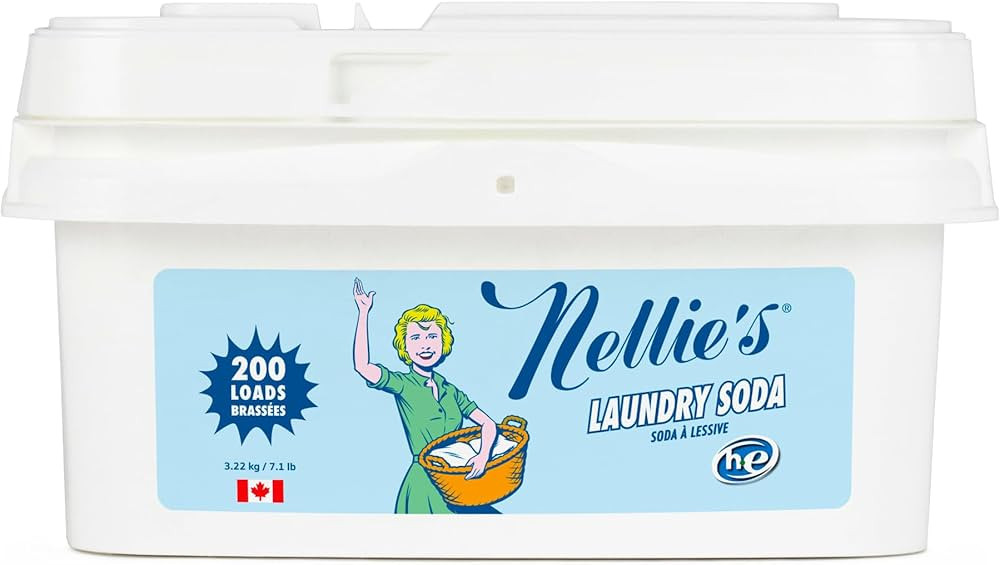 Nellie's Laundry Soda - Concentrated Laundry Detergent Powder - 200 Loads - Gentle on Skin and En... | Amazon (US)
