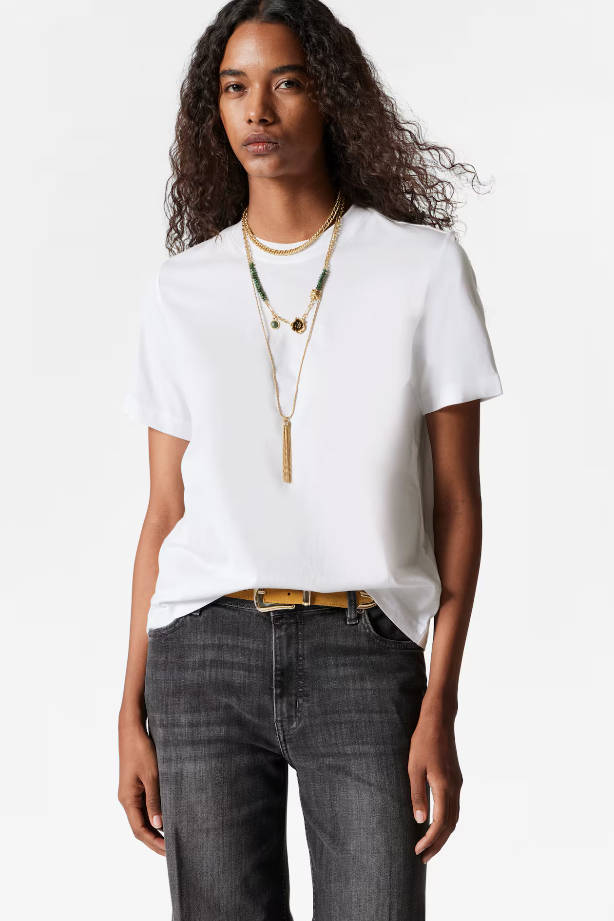 Crewneck T-Shirt | H&M (UK, MY, IN, SG, PH, TW, HK)