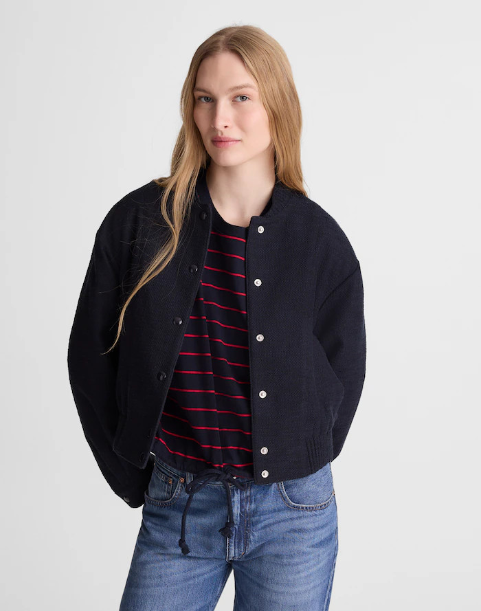 Bomber Jacket in Bouclé | Madewell
