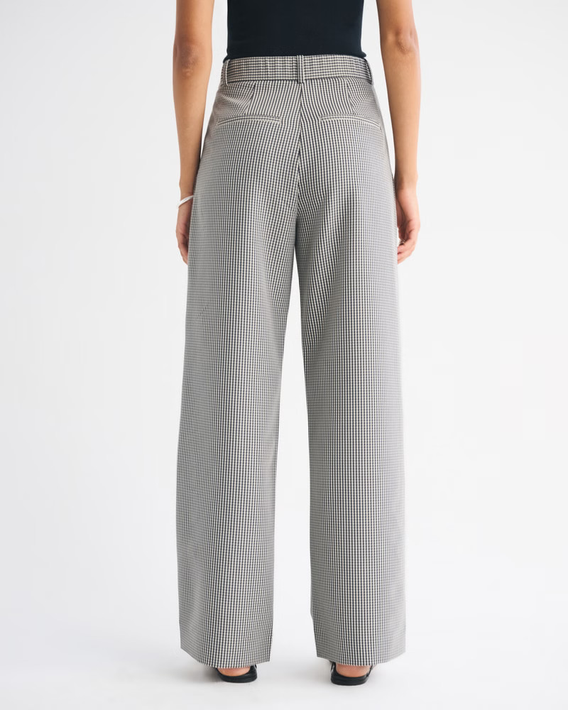 A&F Sloane Tailored Wide Leg Pant | Abercrombie & Fitch (US)