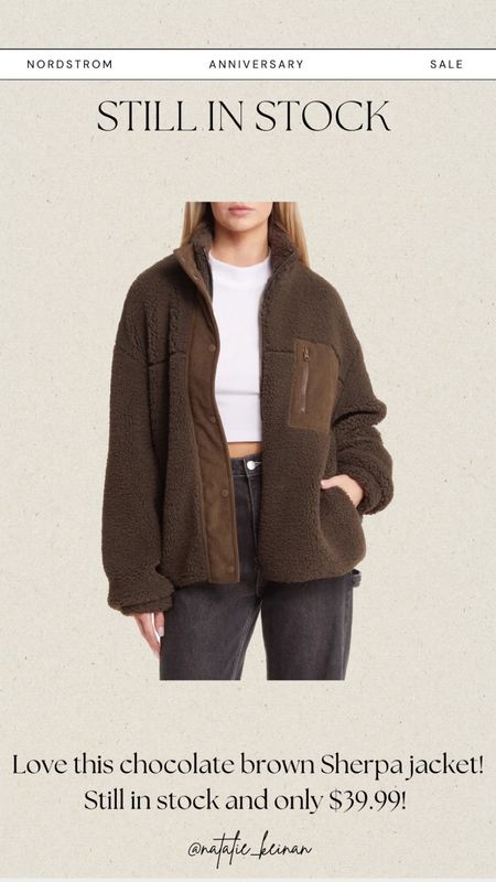Nsale Sherpa jacket under $40 



#LTKxNSale #LTKsalealert #LTKunder50