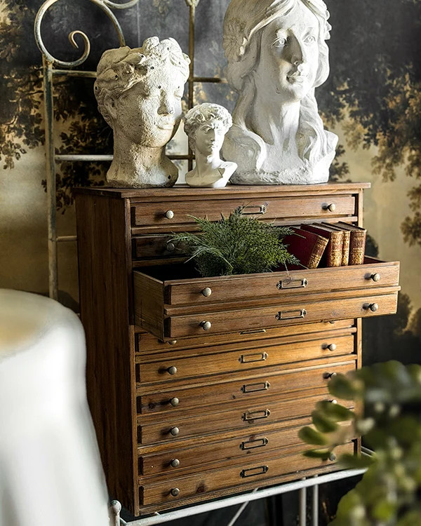 Collector's Cabinet with Card Drawers | Decor Steals