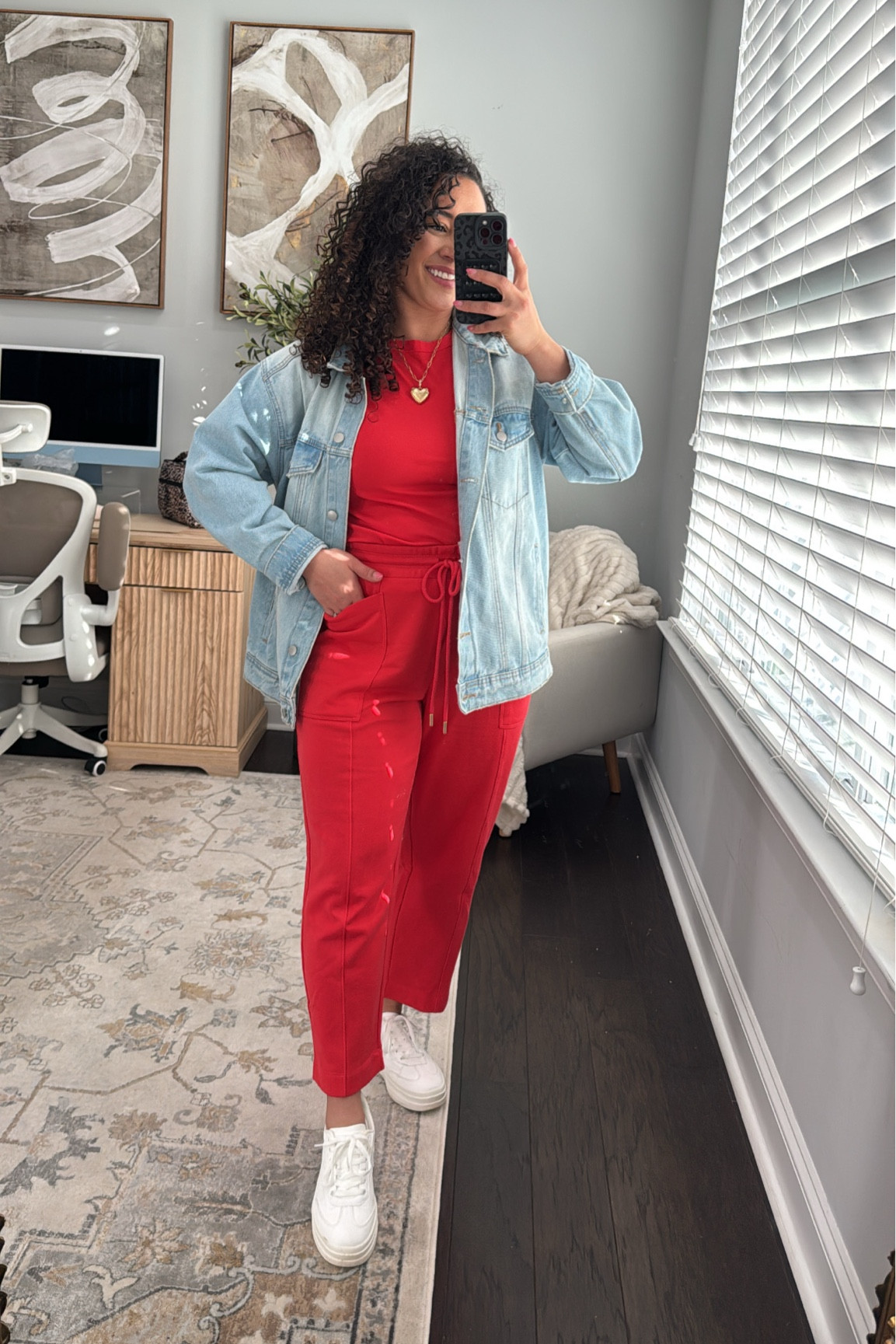 Size large top and jacket and size medium pants! #walmart #walmartfashion