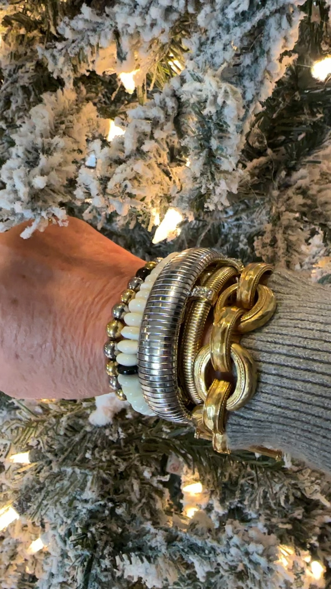 Bracelet stack of the day! 

Allie+Bess 20% off code NANETTE10

And of course my Cannes Julie Vos bracelet that I LOVE

Gifts for her gifts for mom 

#LTKOver40 #LTKGiftGuide #LTKHoliday