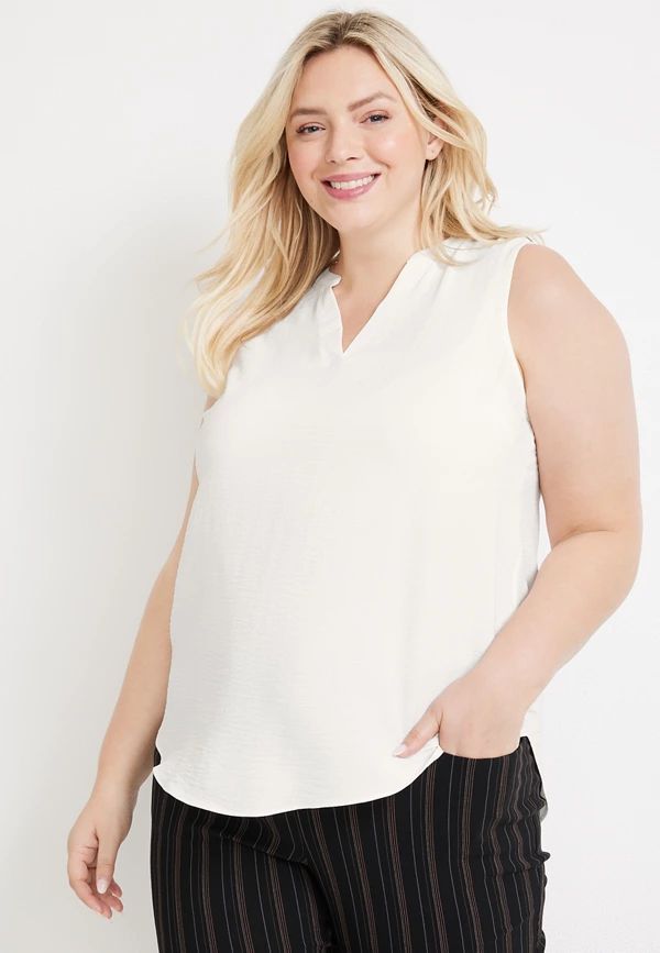 Plus Size Atwood Solid Tank Top | Maurices
