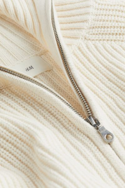 Rib-knit Half-zip Sweater | H&M (US + CA)