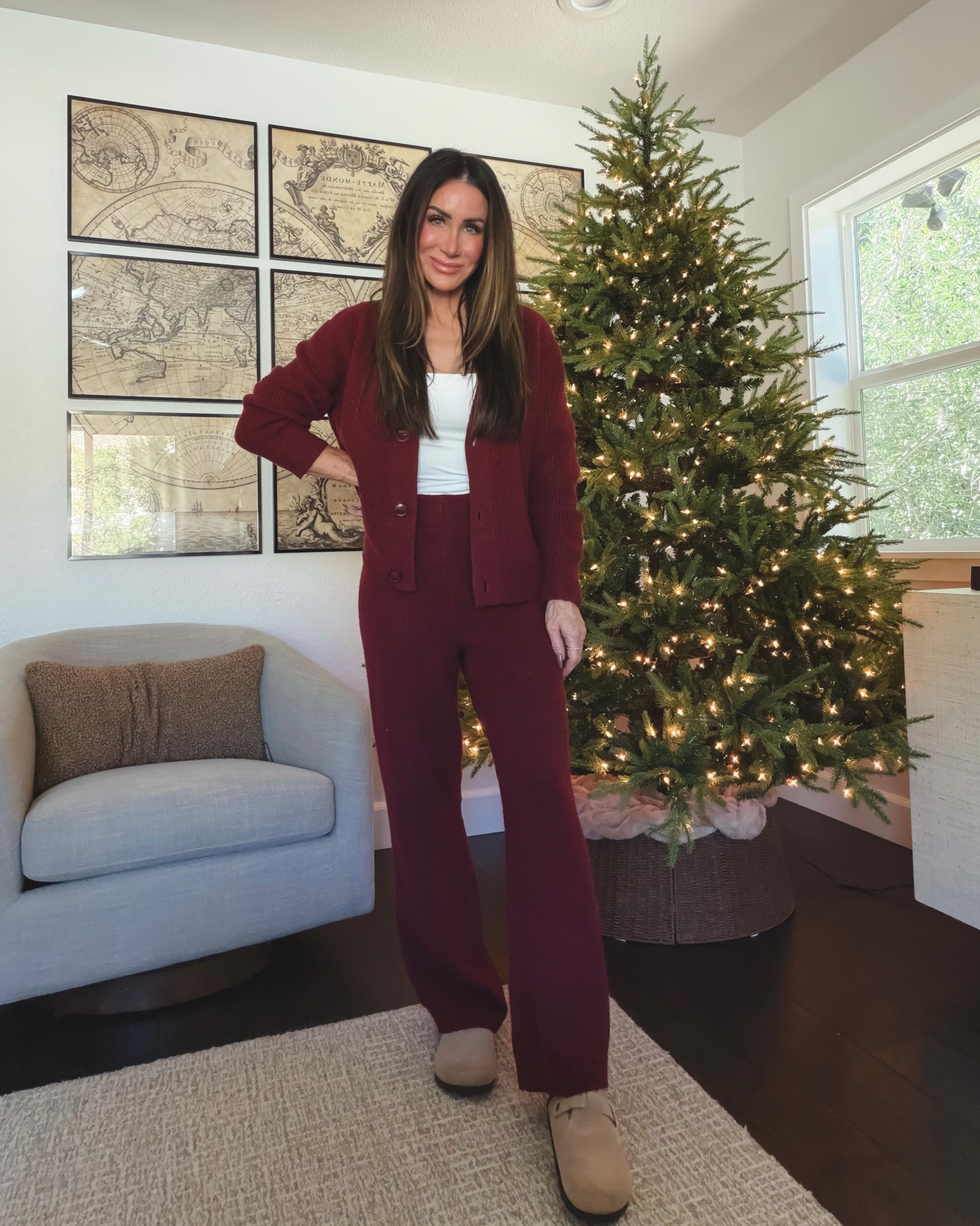 This $35 sweater set is perfect for cozy nights in and weekend fun! So soft you’ll want to live in…comes in 5 colors and you could wear the cardigan with jeans or skirts as well! Wearing sz small but should have sized down to a xs
Walmart outfit ideas, loungewear, look for less outfit ideas , fall outfits, cozy at home, fall mules

#LTKStyleTip #LTKGiftGuide #LTKFindsUnder50