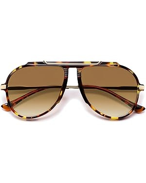 SOJOS Retro Oversized 70s 90s Aviator Sunglasses for Women Men Trendy Vintage Square Sun Glasses ... | Amazon (US)