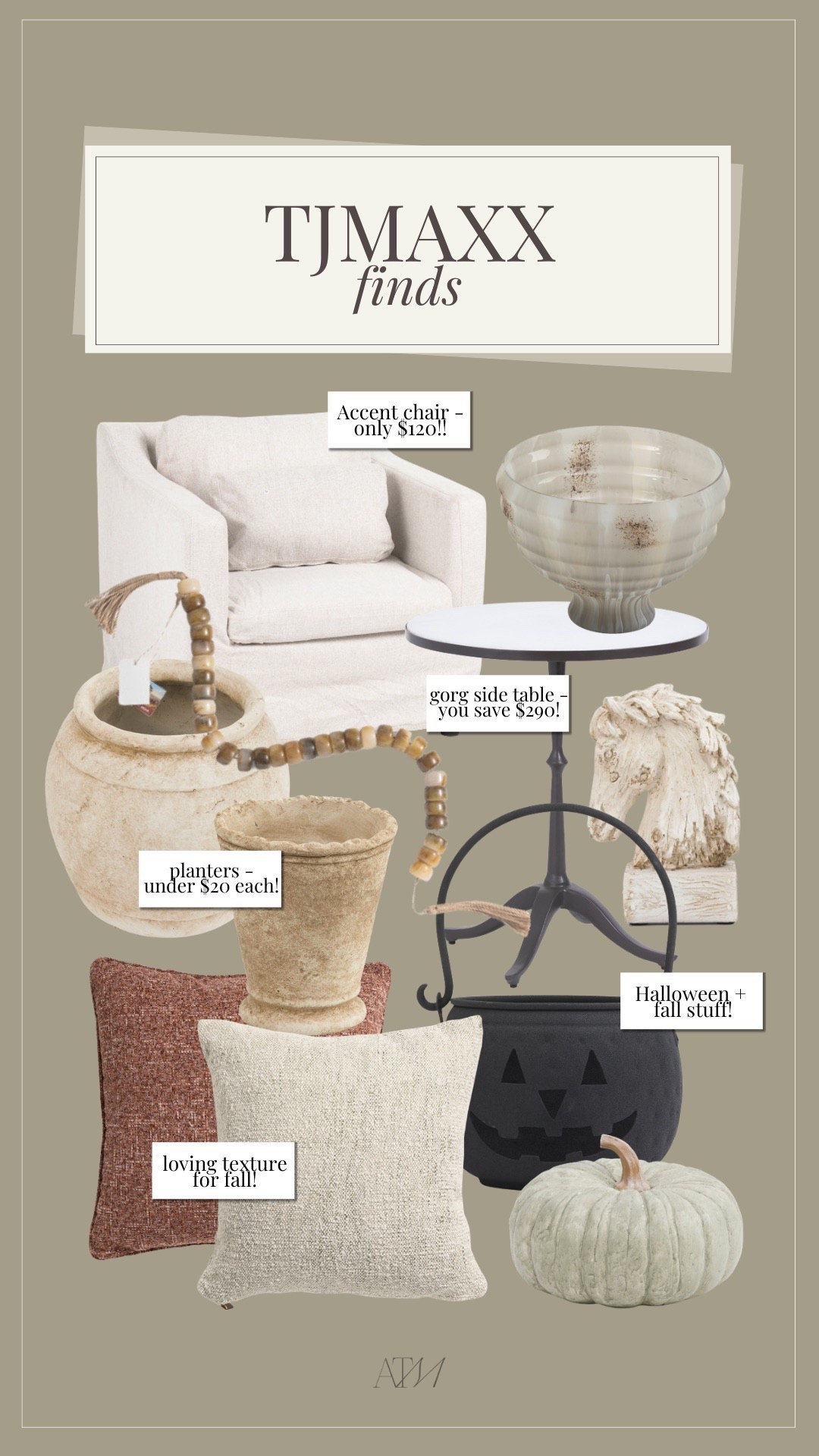 TJMaxx finds!

tjmaxx, affordable fall decor, budget friendly fall decor, seasonal home decor, home decor finds, neutral home, budget friendly home 

#LTKHome #LTKSeasonal #LTKStyleTip
