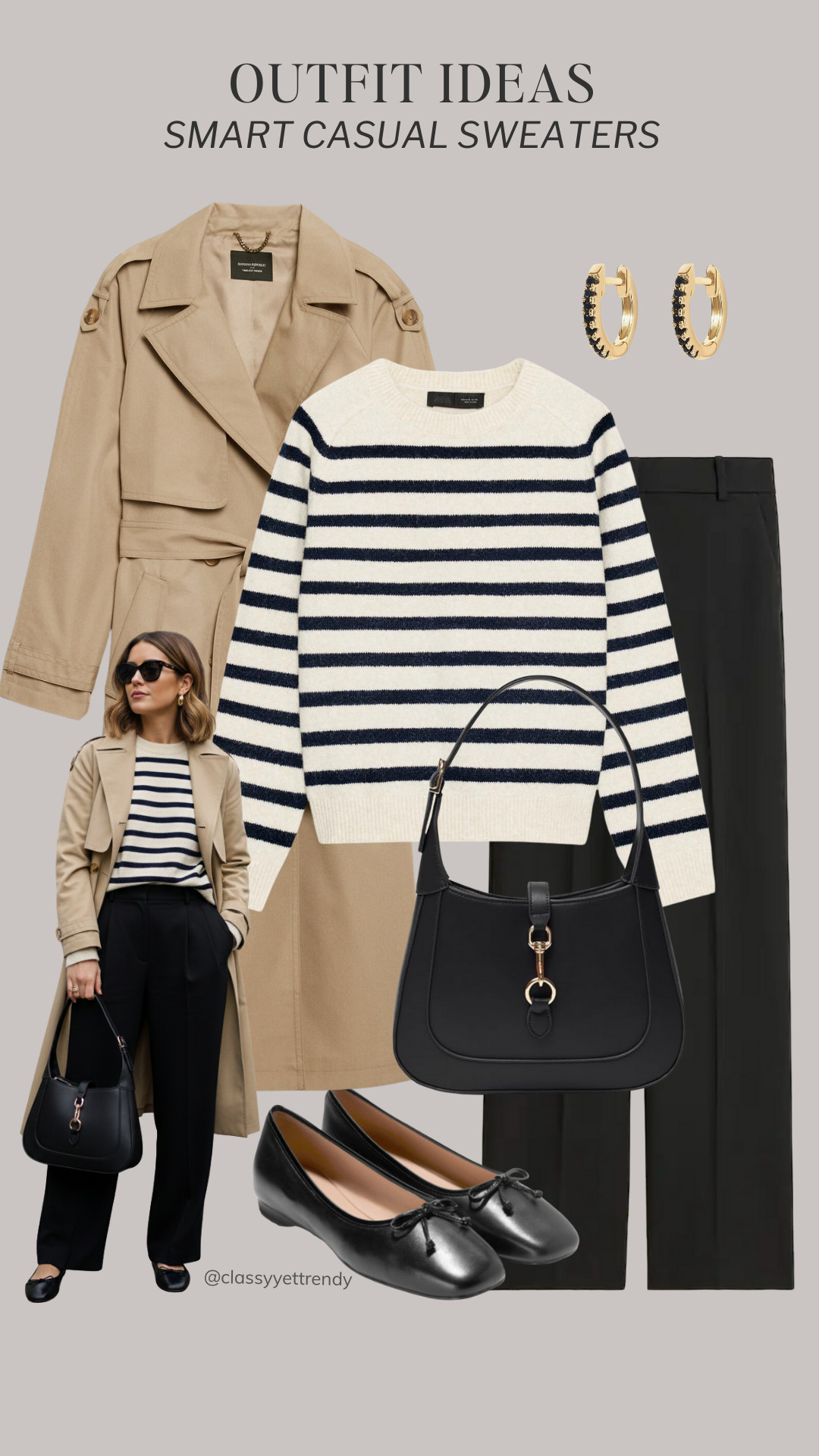 6 Smart Casual Sweater Outfits: Mix and Match Elevated Outfits ✔️ Use these outfit formulas to look polished and put together everyday. 

how to style, outfit ideas, elevated outfit, wardrobe essentials #wintertospring #stylingtips #smartcasual #smartcasualstyle #streetstyle  

 