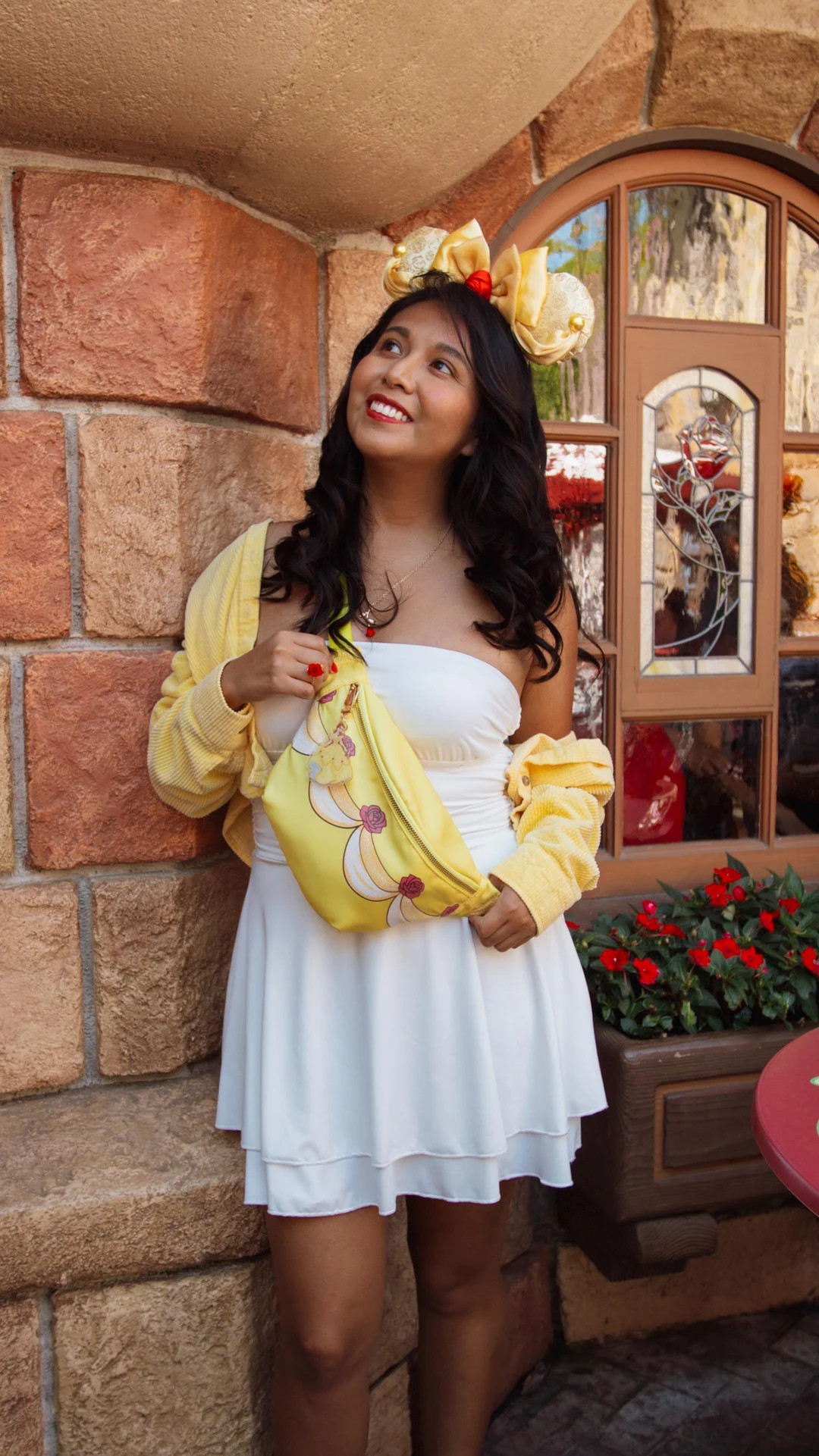 LARGE Belle Inspired Fanny Pack | Rose Princess Bag | Crossbody Bag | Theme Park Belt Bag | Ready... | Etsy (US)