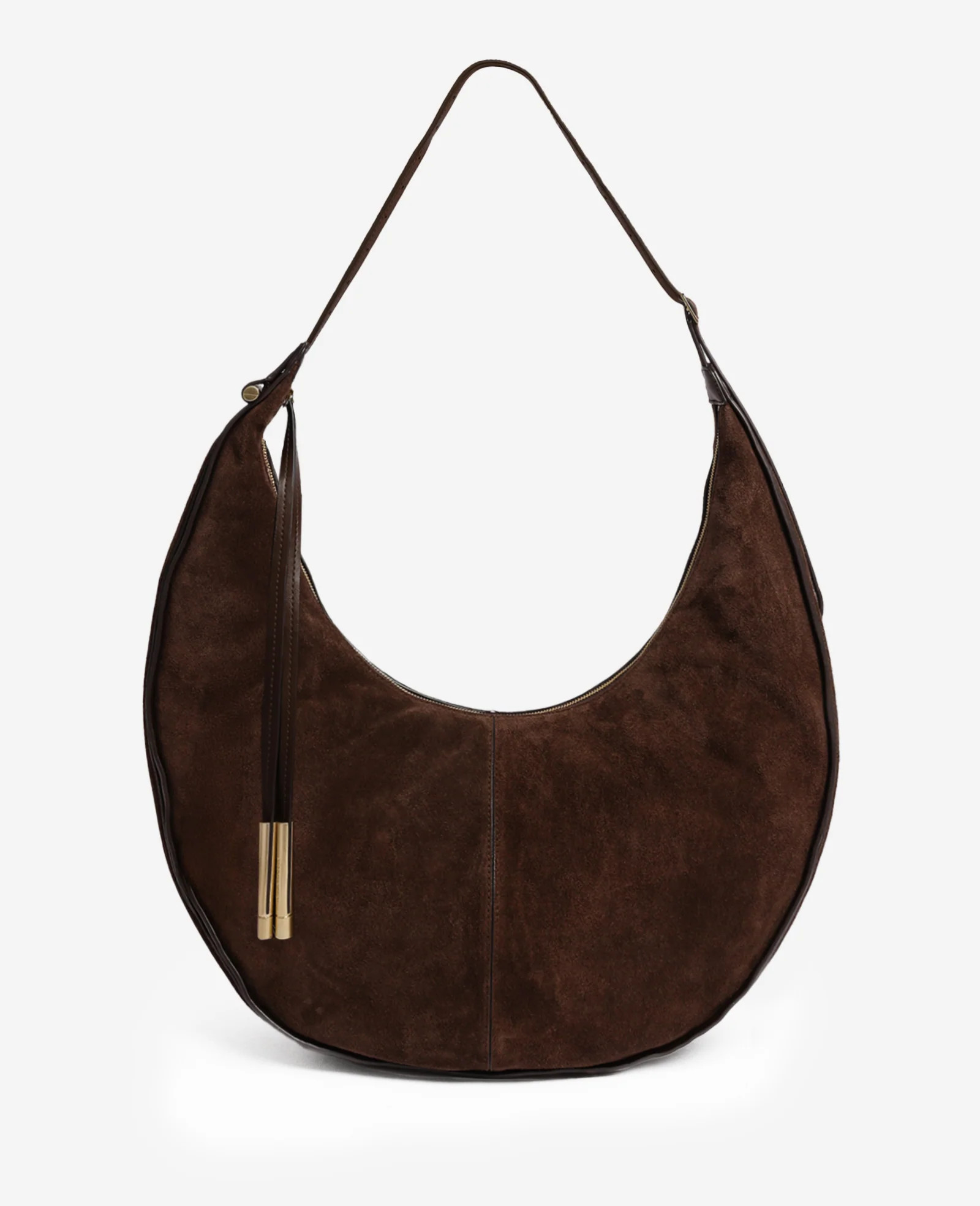 Kenneth Cole | Highline Large Banana Hobo in CHOCOLATE | Kenneth Cole