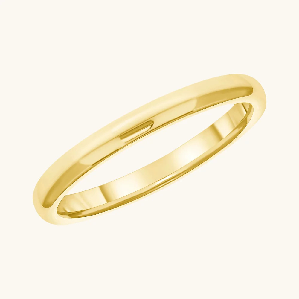 2mm Gold Band | Happy Jewelers