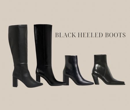 4 of my favourite black heeled boots for this autumn 🍂 

#LTKSeasonal #LTKshoecrush #LTKeurope