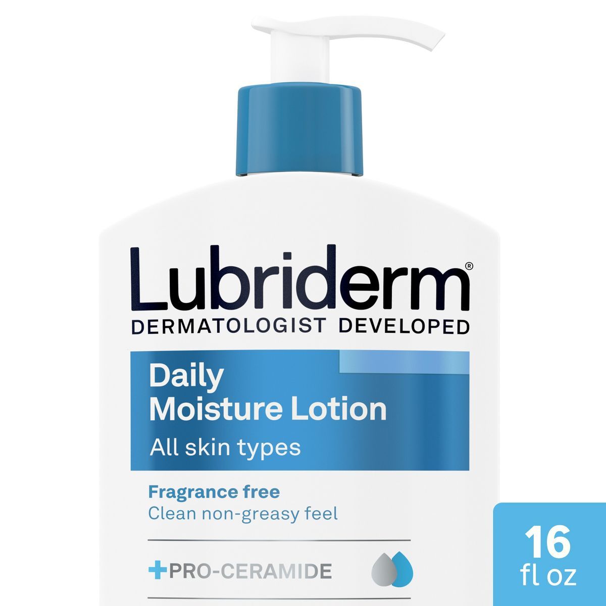 Lubriderm Daily Moisture Hydrating Body Lotion, Fragrance-Free, 16oz | Target