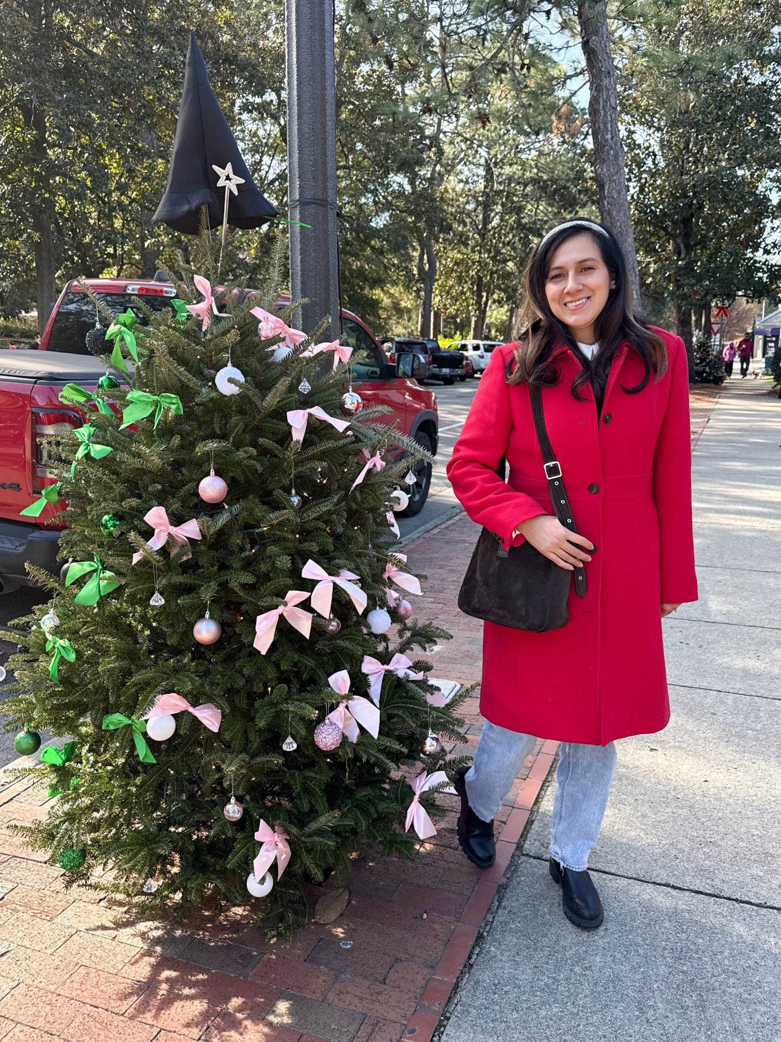 Doing holiday things with my husband on a Saturday 🎄❄️ it’s getting cold and I love wearing a beautiful coat that’s gonna keep me warm. This red one is from J.Crew. Their coats are quality and I linked a similar one that I would buy today.

Outerwear, cozy, jackets 

#LTKGiftGuide #LTKHoliday #LTKdayinmylife