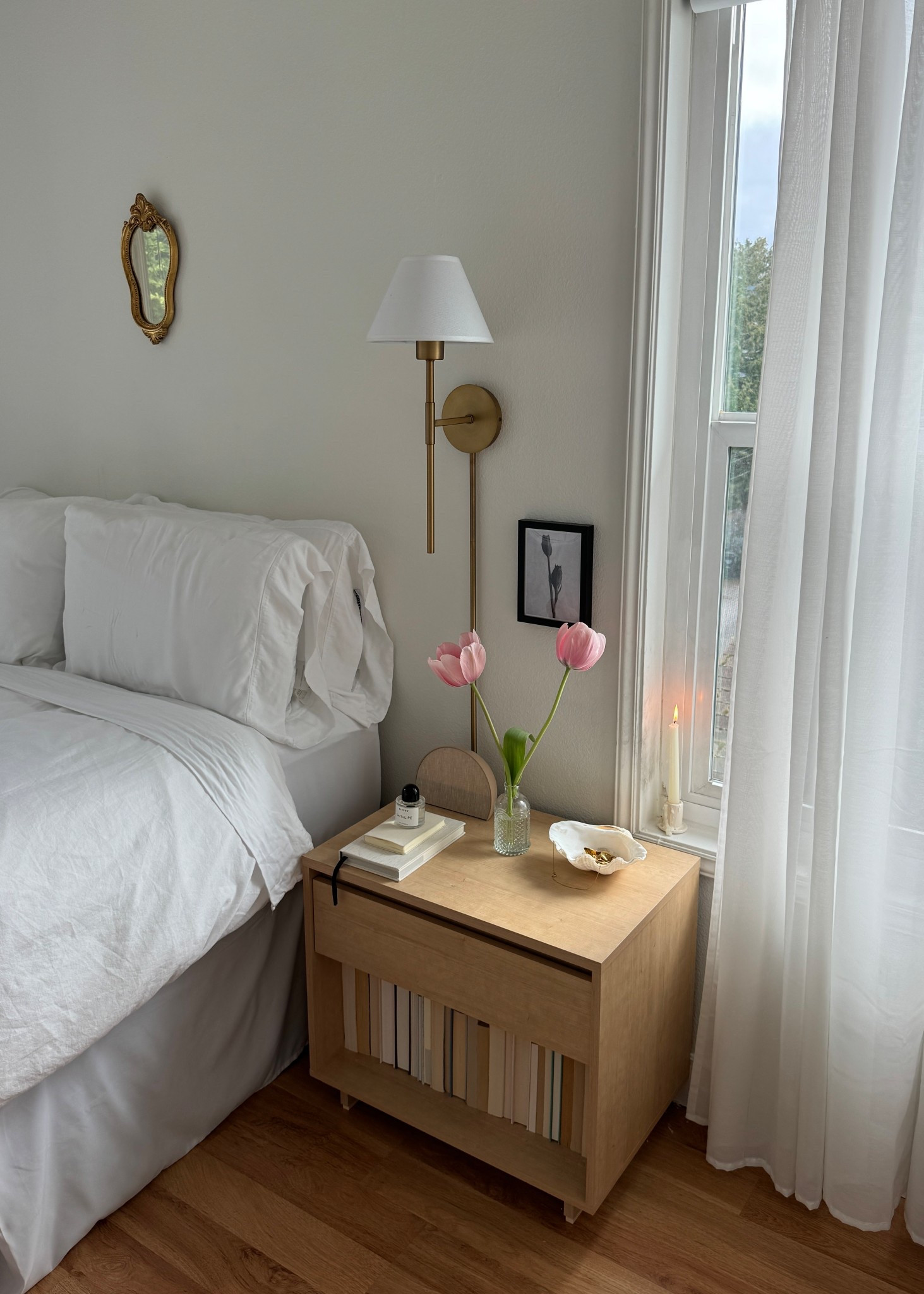 this corner of my room is definitely my favorite part of my whole apartment 🫶🏼🌷 

#LTKFindsUnder100 #LTKSeasonal #LTKHome