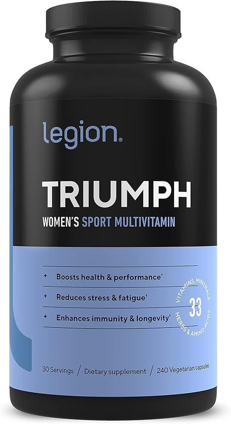 Legion Triumph Daily Sport Multivitamin Supplement - Vitamins and Minerals for Athletes Helps wit... | Amazon (US)