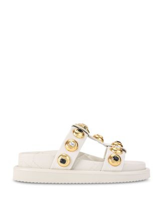 KURT GEIGER LONDON Women's Orson Eagle Head & Crystal Studded Slide Sandals     | Bloomingdale's ... | Bloomingdale's (US)