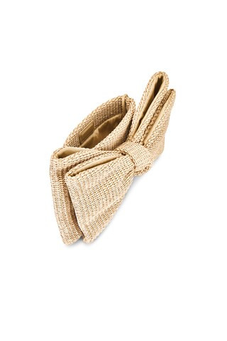 Valerie Bow Clutch in Natural | Revolve Clothing (Global)