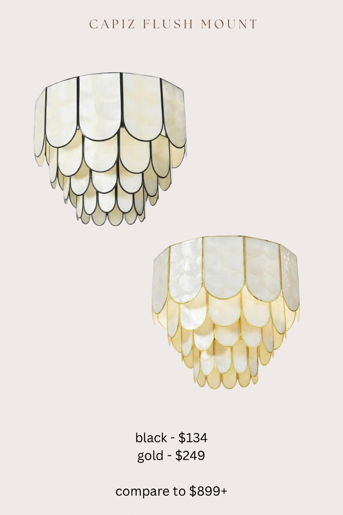 New Capiz flush mount lights!! 😍😍These exact ones are sold over $400 on certain sites! And they are a great look for less for lots of different designer options!


#LTKHome #LTKStyleTip #LTKSaleAlert